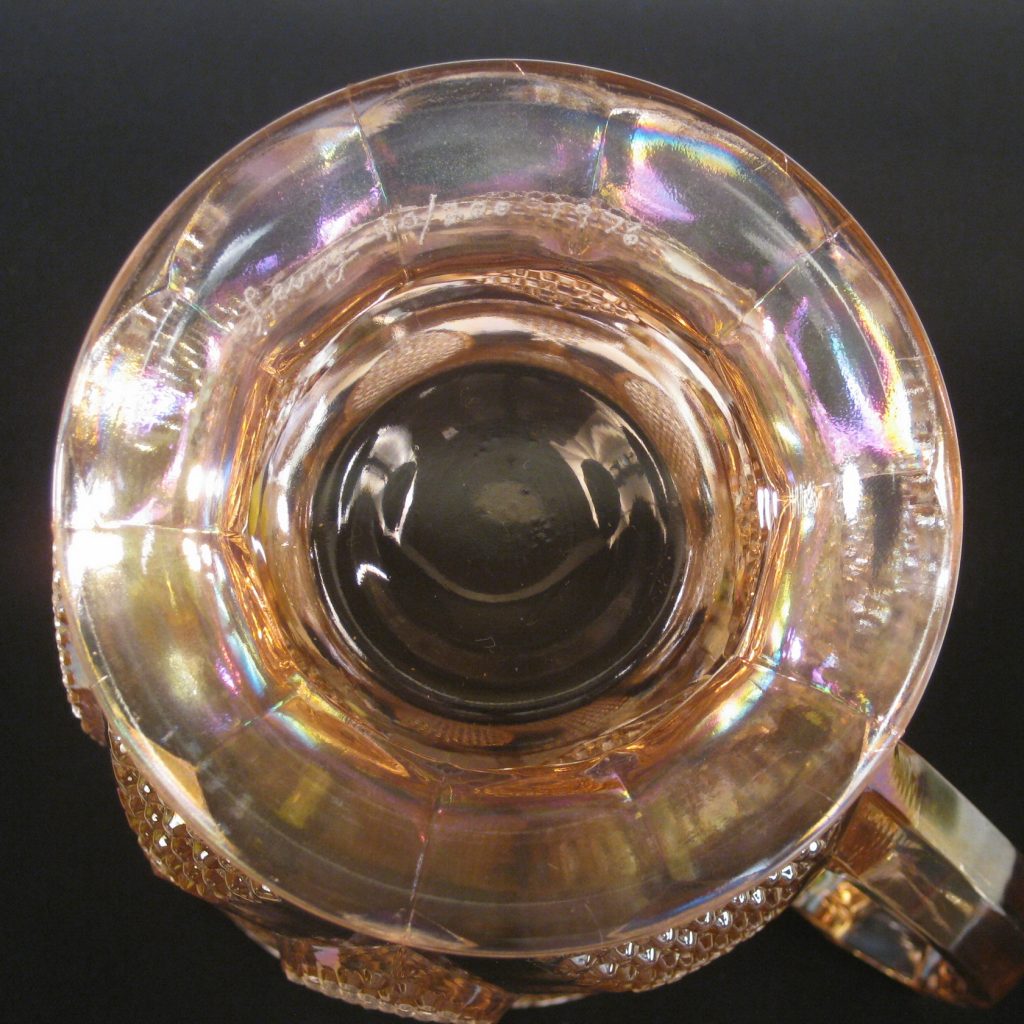 Westmoreland For Levay Pink High Hob Carnival Glass Water Set Carnival Glass