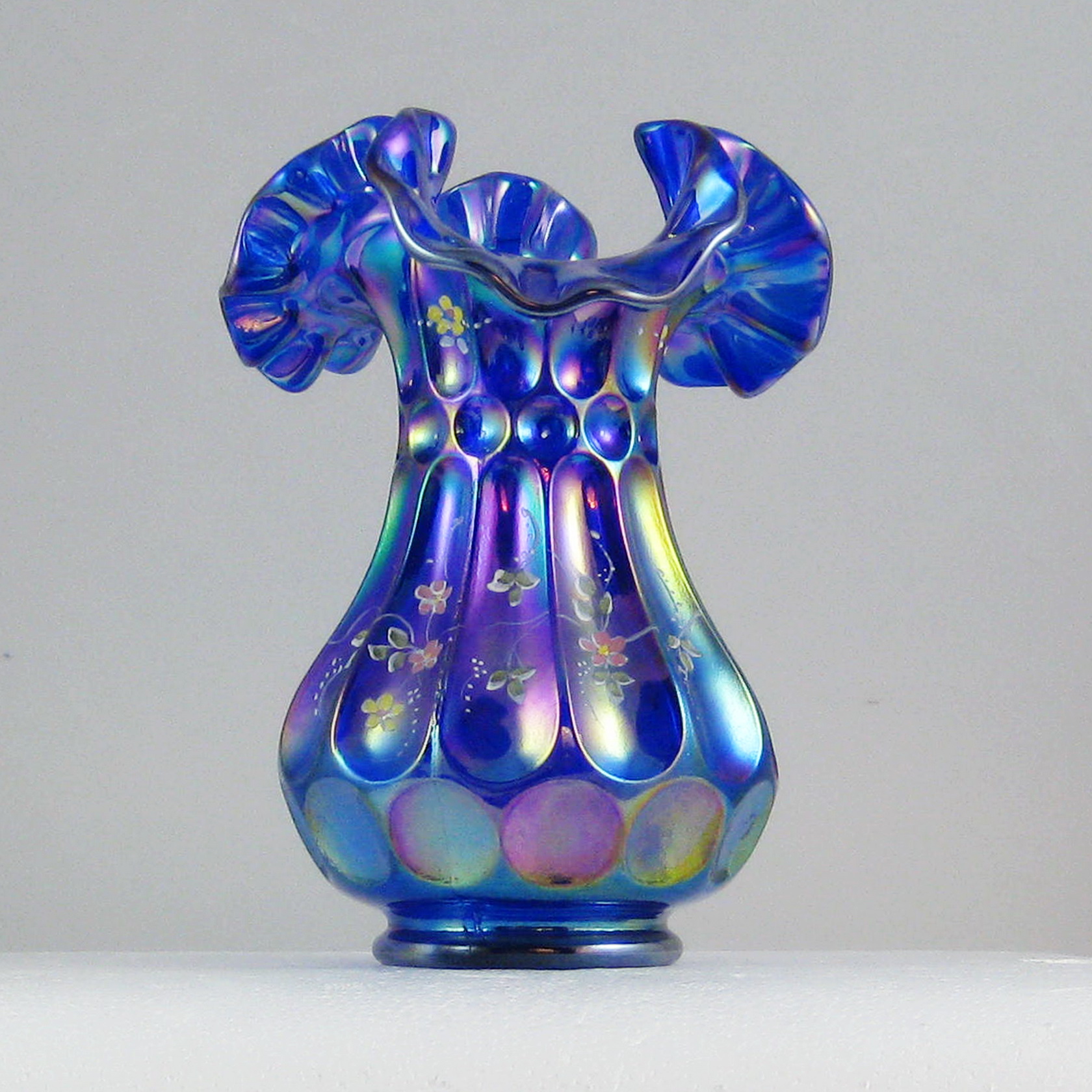 Fenton thumbprint vase