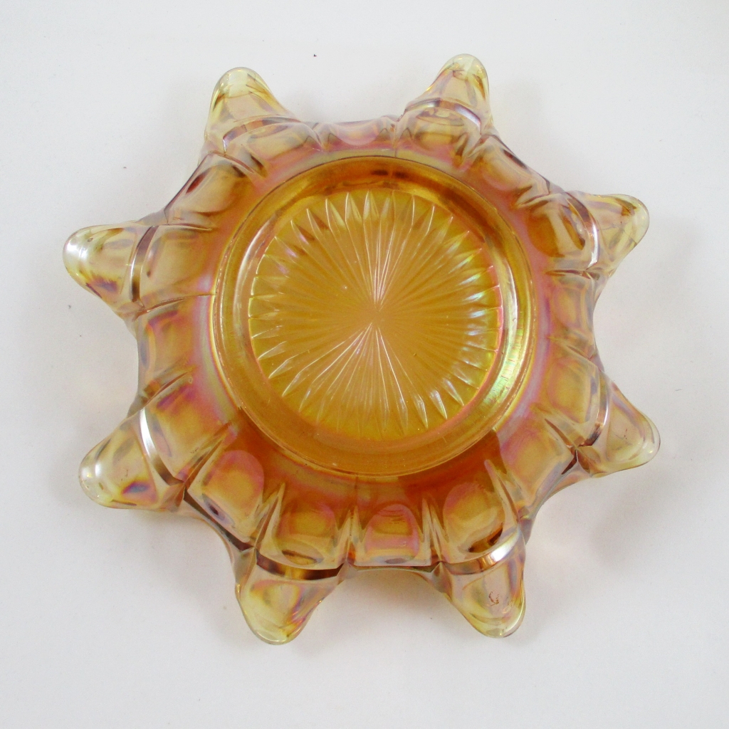 Antique Imperial Marigold Oval and Round Carnival Glass Bowl – Carnival ...