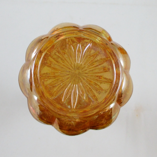 Antique Star & Fan Marigold Carnival Glass Decanter – Carnival Glass