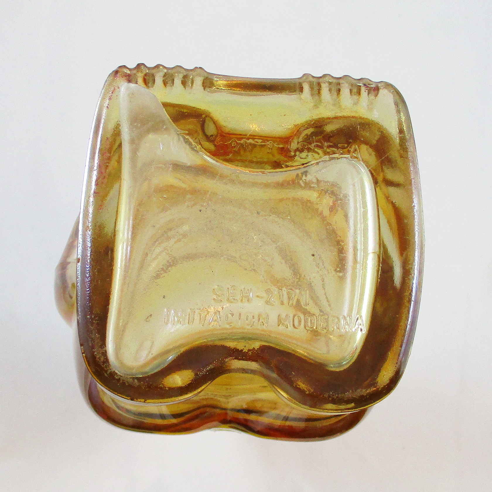 Antique Hartingers Marigold Inca Carnival Glass Bottle – Carnival Glass